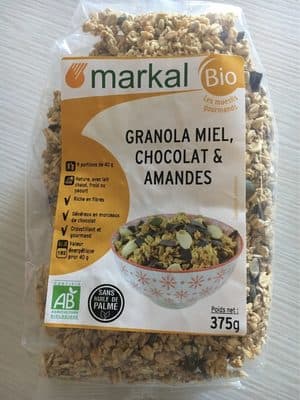 Granola Miel, Chocolat & Amandes