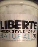 Liberte Yoghurt, Natural 0%