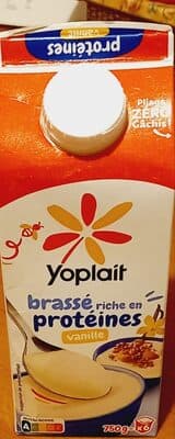 Brassé riche en protéines vanille