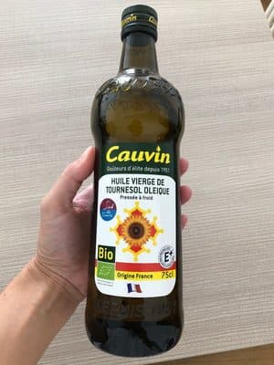 Huile vierge de tournesol oléique