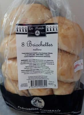 8 Briochettes Nature