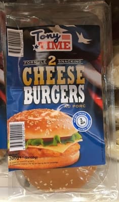 2 Cheese Burgers au porc