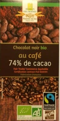CHOCOLAT NOIR CAFE BIO EQUITABLE MAX HAVELLAR