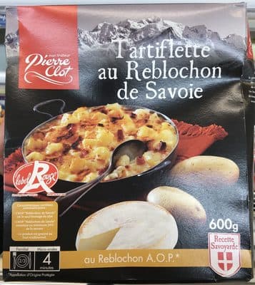 Tartiflette de Savoie au reblochon AOP