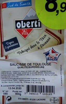 Saucisse de Toulouse