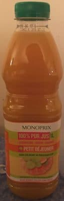 100% Pur jus Clémentine, Raisin et Orange