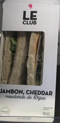 Club jambon cheddar