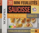20 mini feuilletés saucisse