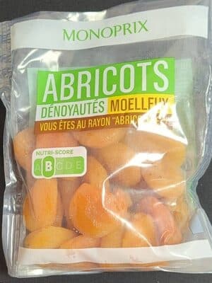 Abricots dénoyautés moelleux