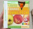 4 Gourdes Pomme Pêche