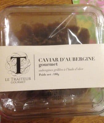 Caviar d'aubergine gourmet