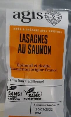 Lasagne au saumon épinards et ricotta