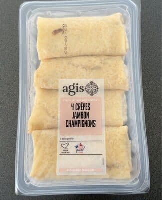 Crepes jambon champignons