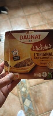BURGER LE CHAROLAIS BOEUF EMMENTAL