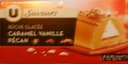 Bûche glacée, caramel vanille pécan