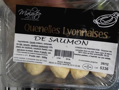 Quenelles lyonnaises de saumon