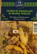 Cuisses de grenouilles au beurre persillé