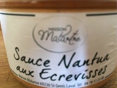 Sauce Nantua aux écrevisses