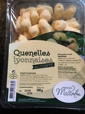 Quenelles lyonnaises de comté