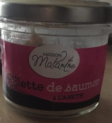 Rilette de saumon a l'aneth