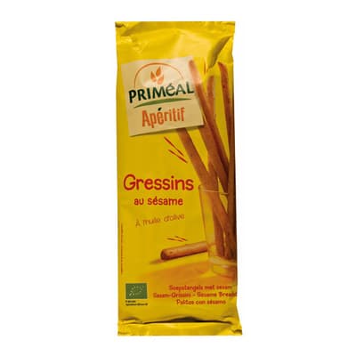 Gressins au sésame à l'huile d'olive
