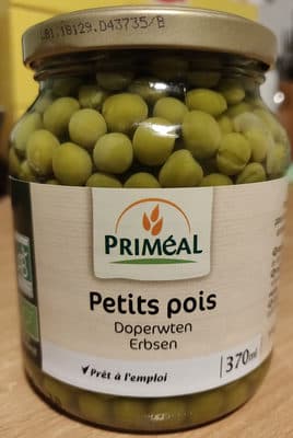 Petits pois, bio