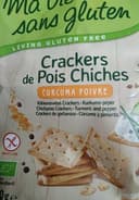 Crackers de pois chiches curcuma poivre