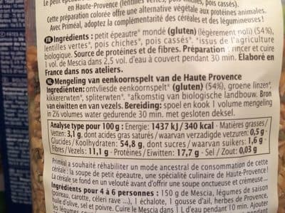 Mescia de Petit Épeautre de Haute Provence