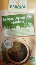 Boulgour légumes  d'été et sarriette