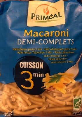 Macaroni demi-complets