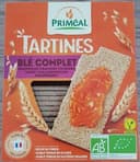 Tartines blé complet