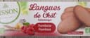 Langues de chat framboise