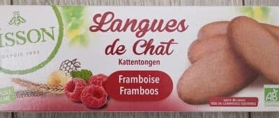 Langues de chat framboise
