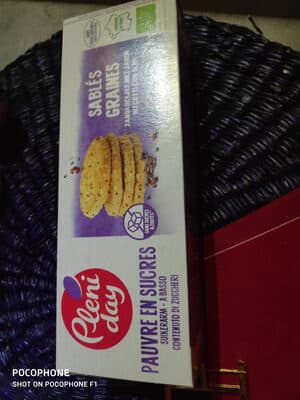 Seed shortbread