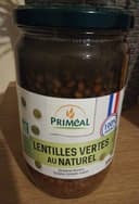 Lentilles Vertes au naturel