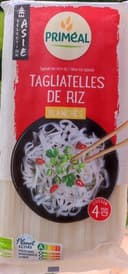 Tagliatelles de riz blanches
