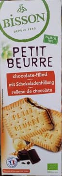 Petit beurre fourré au chocolat