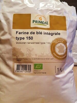 Farine de blé intégrale type 150 bio