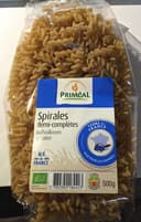Spirales demi-complètes