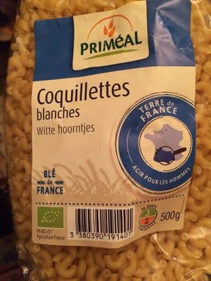 Coquillettes Blanches Bio