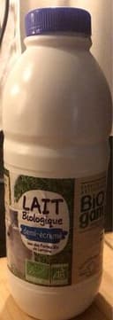 Lait biologique demi-écrémé