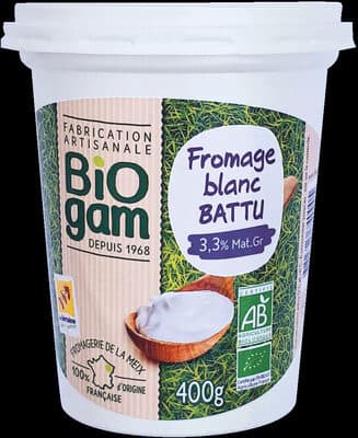 Fromage blanc battu 400g BIO
