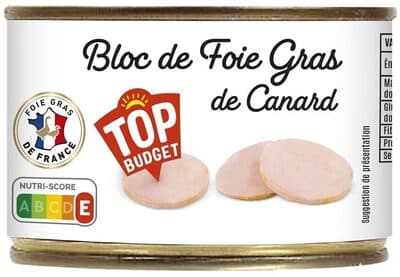 BLOC de foie gras de canard - 150 g (FDR)
