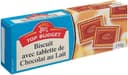 Biscuits avec tablettes de chocolat au lait