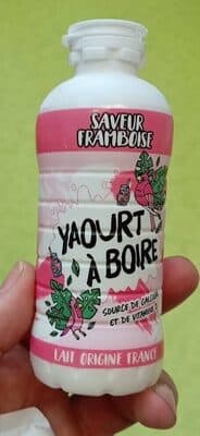 Yaourt à boire framboise
