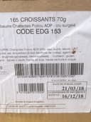 165 Croissants 70 g Beurre AOP Charentes-Poitou AOP