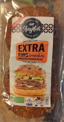 2 extra buns tranché