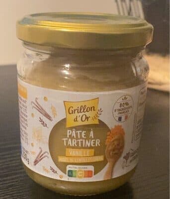 Pâte à tartiner vanille et lentille corail