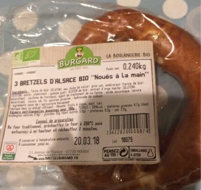 Bretzels d'Alsace Bio