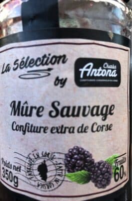 Confiture extra de Corse - mûre sauvage